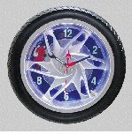 Motorcycle tire wall clock from China