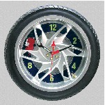 Motorcycle tire wall clock from China