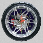 Motorcycle tire wall clock from China