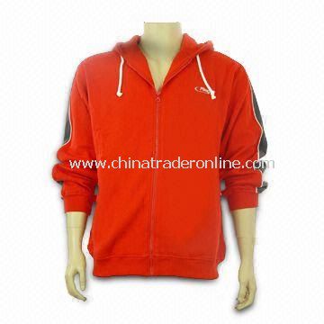 Sweatshirt, Made of 80% Cotton and 20% Spandex, Various Colors are Available