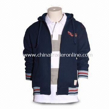 Brushed Fleece Sweater, Made of 100% Polyester, Sized 250 to 280gsm from China