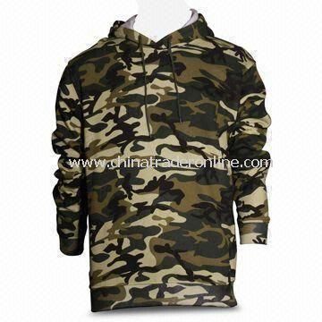 Brushed Fleece Sweater, Made of 100% Polyester with Fashionable Printing in Front from China