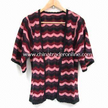 Ladies Knitted Sweater, Made of Acrylic, Fashion Style from China