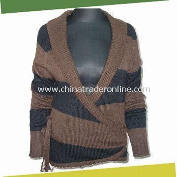 Womens knitted Sweaters, Made of 100% Acrylic from China