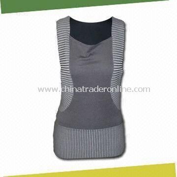 Womens Tank Top, Made of 80% Rayon and 20% Nylon from China