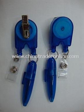 badge reel pen from China