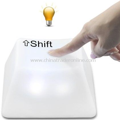 Giant Keyboard Shift Key LED Desk Lamp - Ultimate Geek Gift from China