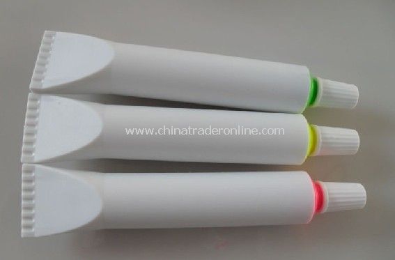 logo printing gift highlighter ,toothpase shape marker,popular as business gift