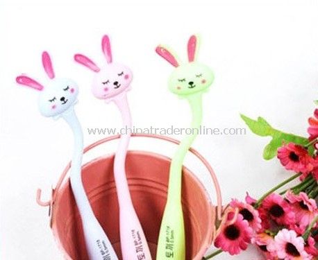 lovely rabbit slender ball-point pen schoolchildren ball-point pen creative rubber pen