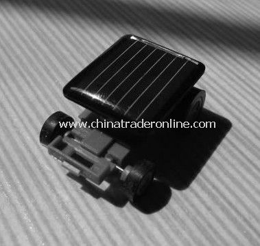 Mini Solar Powered Robot Racing Racer Car Toy Gadget