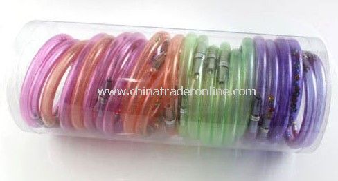 novelty wrist pen, transparent Bracelet ballpen from China