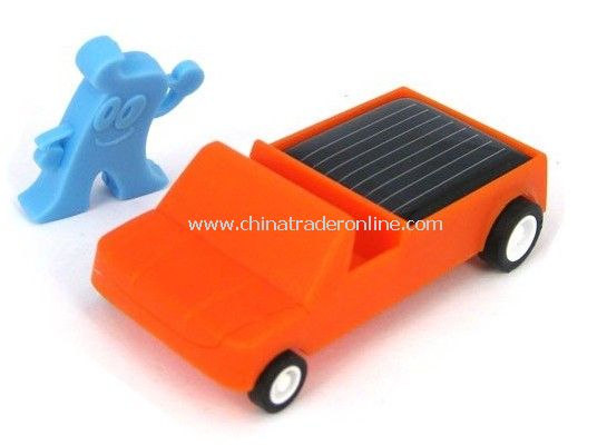 Solar Gadgets,ABS Plastic Solar Toy Car with Low Power Consumption Micro-motor from China