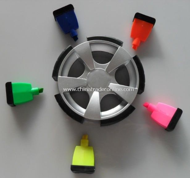 Unique tyre shape highlighter Hot sales! from China