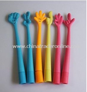 wholesale/Flexible finger style ball-point pen /gesture pen / finger pen / 1 LOT =50 PCS from China