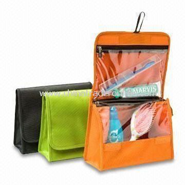 2011 New Arrival Toiletry Travel Kits, Made of Nylon, Water-resistant Interior