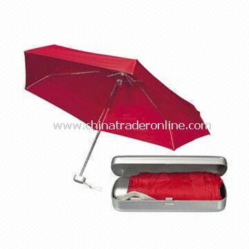 5-fold Super Mini Umbrella (Convenience for Travel), Customized Designs are Welcome