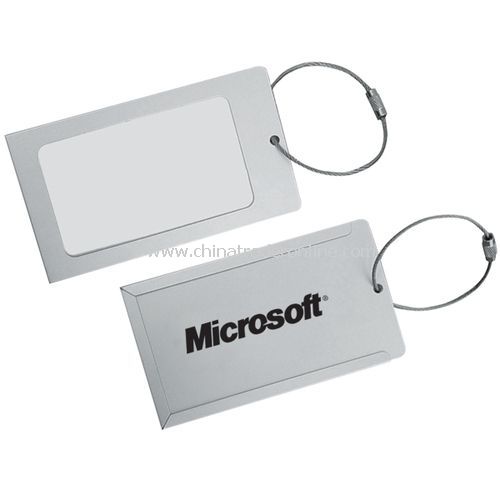 ALUMINUM LUGGAGE TAG