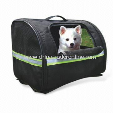 Carrier with Reflexive Line on Three Sides, Easy to Carry Pet in Outdoor