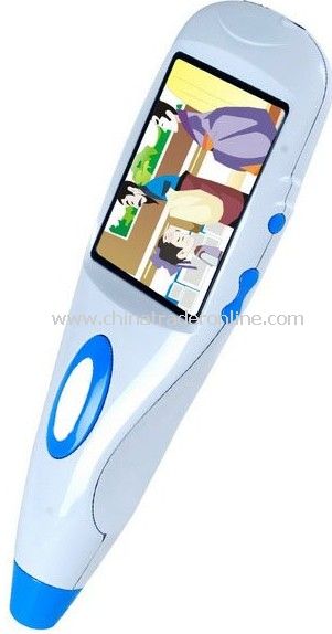 electronic kids reading pen with 2.4 screen from China