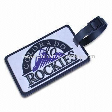 Luggage Tag, Available in Various Colors, Made of Metal or Soft PVC