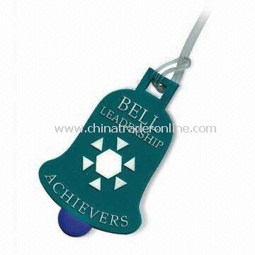 Luggage Tag, Made of Soft PVC, Customized Sizes, Designs, and Shapes are Accepted from China