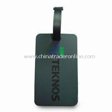 Luggage Tag, Made of Soft PVC, Customized Sizes, Designs and Shapes are Welcome