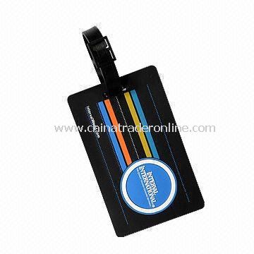Luggage Tag, Made of Soft PVC and Rubber from China