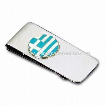 Money Clip with Delicate Logo, Available in Different Colors from China