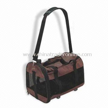 Pet Brown and Black Carrier Bag, Available in Various Sizes