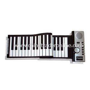 Roll Up Synthesizer Piano with 61 keys LED Keyboard from China