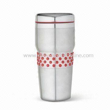 Double Wall Travel Mug with 450mL Capacity, Made of Stainless Steel from China