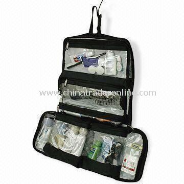 Hanging Travel Toiletry Kits, Customized Designs are Accepted, Various Colors are Available from China