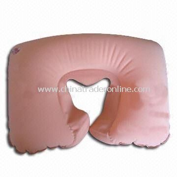 Inflatable Travel Neck Pillow with Heart Shape