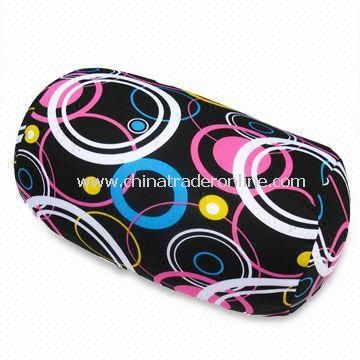 Neck Pillow for Travel Use, Made of EPS/Polystyrene Pellets and Spandex, Accepts Personalized Shapes from China