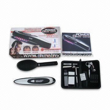 Power Hair Comb Kit with Manicure Set, Power Grow Laser Hair and Massage Comb