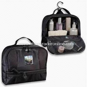 Toiletry Travel Kit, Made of Nylon, Customized Sizes and Materials are Accepted