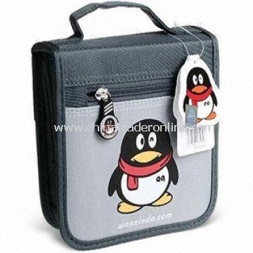 30-piece CD Holder/Bag/Wallet/Disc Carry Case, Customized Designs are Welcome from China