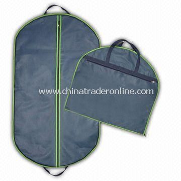 Garment Bag, Made of Nonwoven Fabric, Nylon, Polyester, and PEVA
