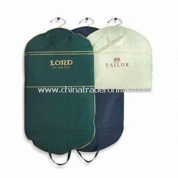 Garment Bags/Suit Covers, Made of Nonwoven PP, Customized Designs are Accepted from China