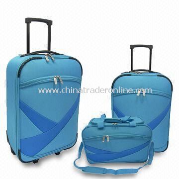 Luggage Set, Includes Trolley Cases and Duffle Bag, One Top Elastic Handle