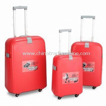 PP Luggage Sets, Measures 26, 22 and 18-inch, Available in Various Colors