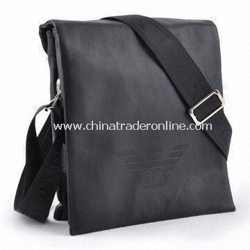 Briefcase in Various Sizes and Styles, Available with Shoulder Strap, Made of Leather from China