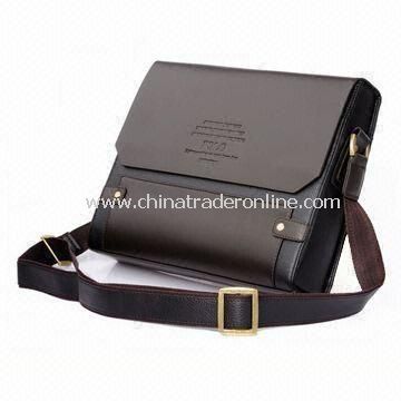 Briefcase in Various Sizes and Styles, Made of Leather, Available with Shoulder Strap from China