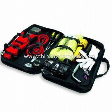 Car Emergency Kit/Road Safety/Auto/Roadside Tool Set with Easy Starter and Air Compressor from China