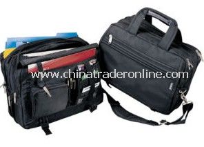 Expandable heavy duty laptop computer briefcase Bag