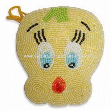 Fashionable Coin Purse, Made of Beads, Available in Various Colors from China