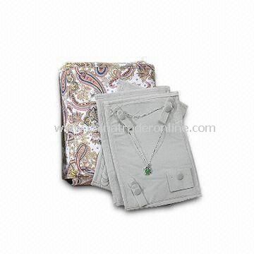 Jewelry Roll Bags, Made of Knitting Fabric, Available in Various Designs from China