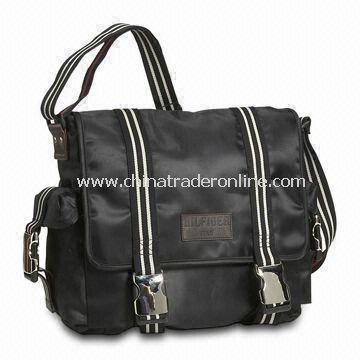 Messenger Bag, Made of Canvas and Polyester, Comes in Various Styles and Colors