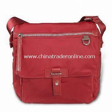 Messenger Bag with Softback Style and Exterior Pockets