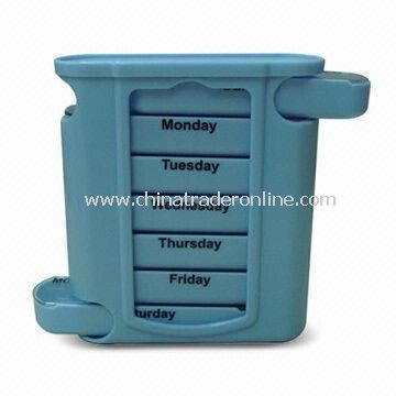 Pill Box, Made of ABS + PP + PS Materials, Available in Various Designs from China